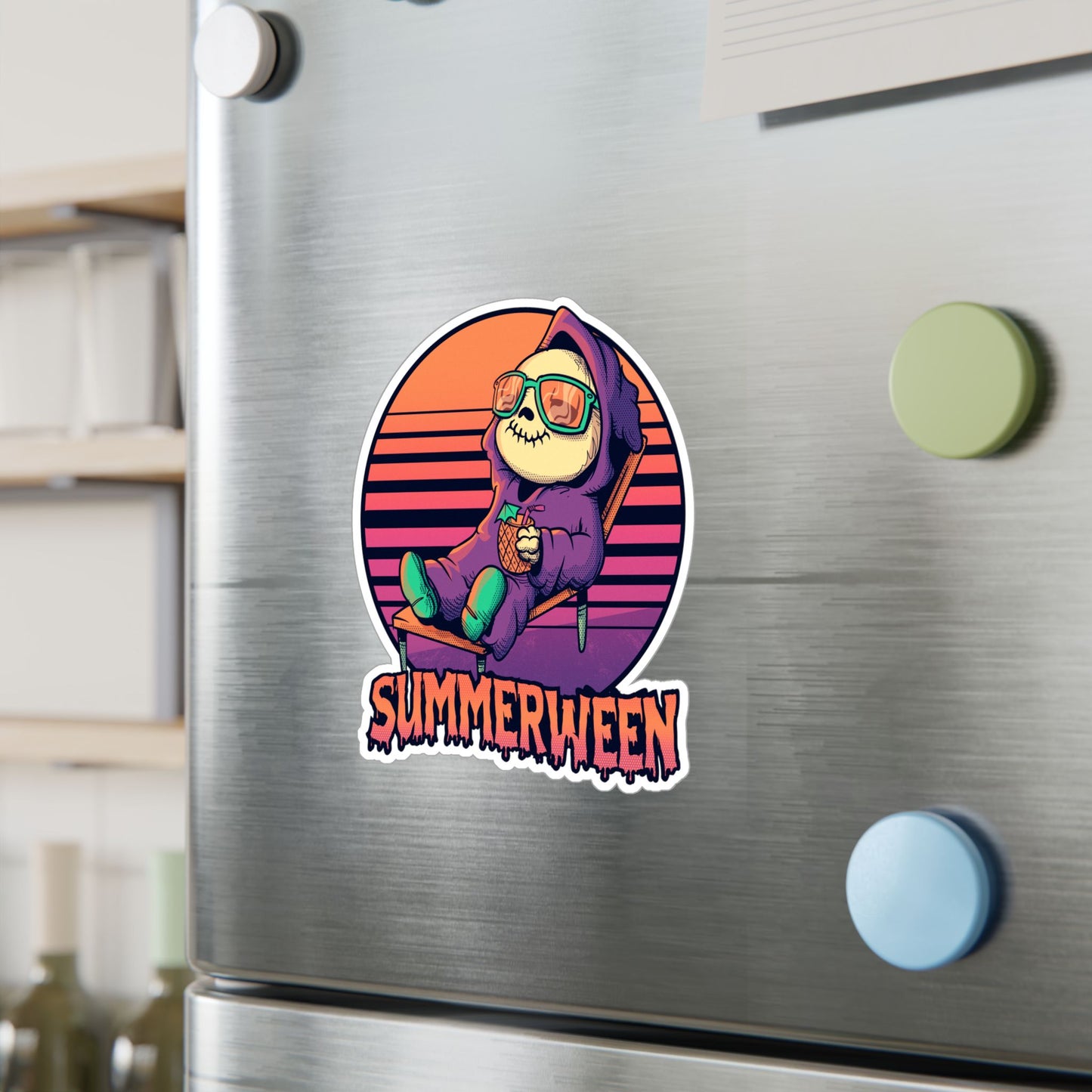 Summerween Reaper Kiss-Cut Vinyl Decal