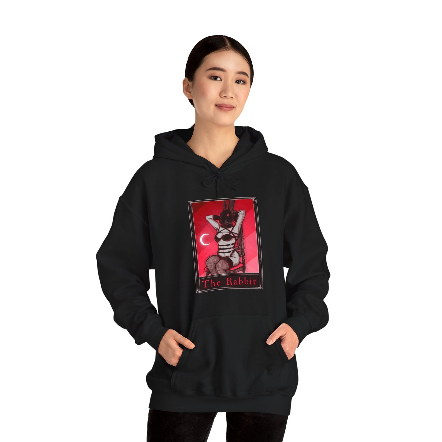The Rabbit Tarot Unisex Heavy Blend Hooded Sweatshirt