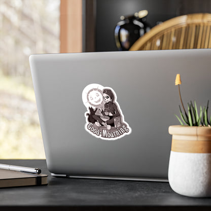 Good Mourning Kiss-Cut Vinyl Decal