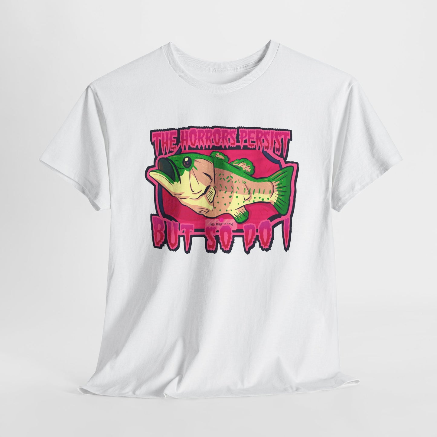 The Horrors Persist Fish Unisex Heavy Cotton Tee
