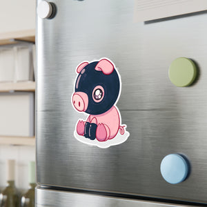 Bad Piggie Kiss-Cut Vinyl Decal