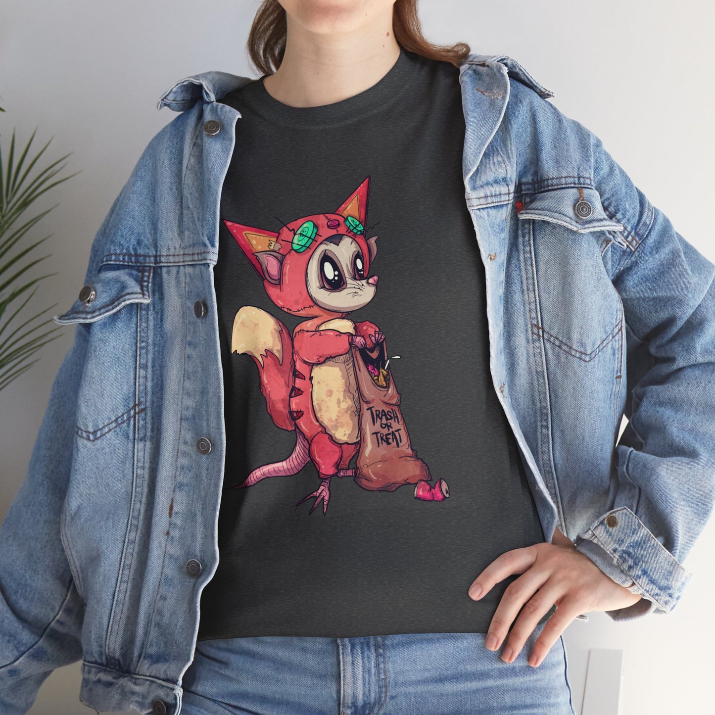 Trash Or Treat Unisex Heavy Cotton Tee