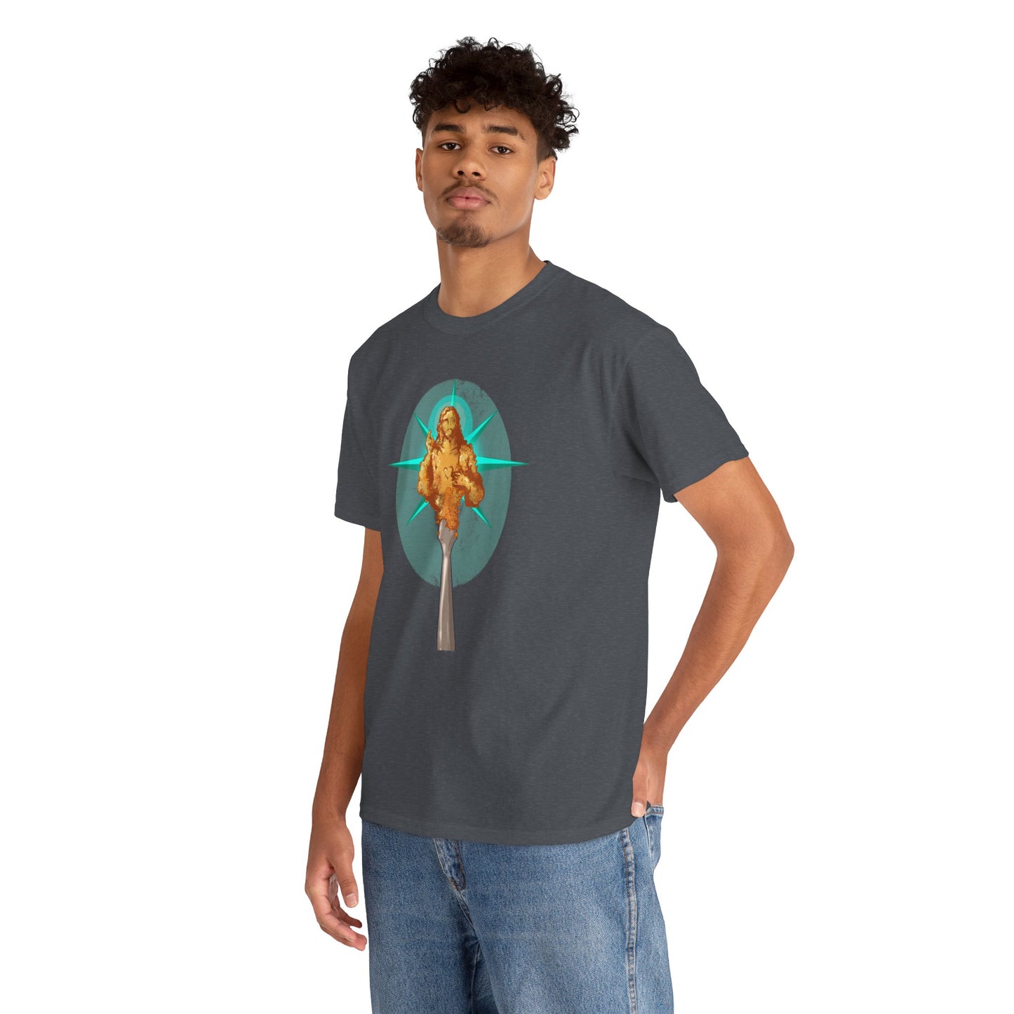 He Is Resin Unisex Heavy Cotton Tee
