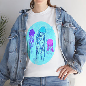 Jellyfish Varieties Unisex Heavy Cotton Tee