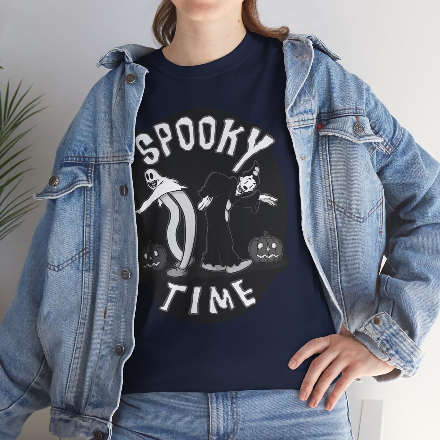 Spooky Time Unisex Heavy Cotton Tee