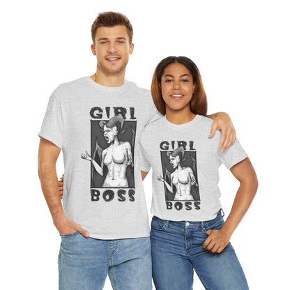 Girl Boss Unisex Heavy Cotton Tee