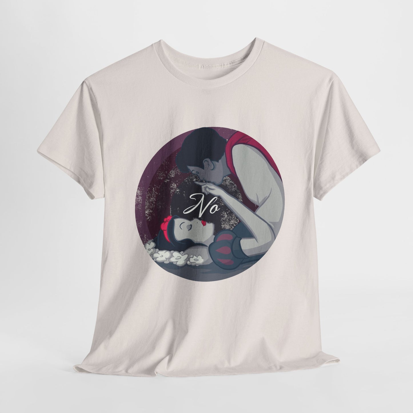 No White Unisex Heavy Cotton Tee