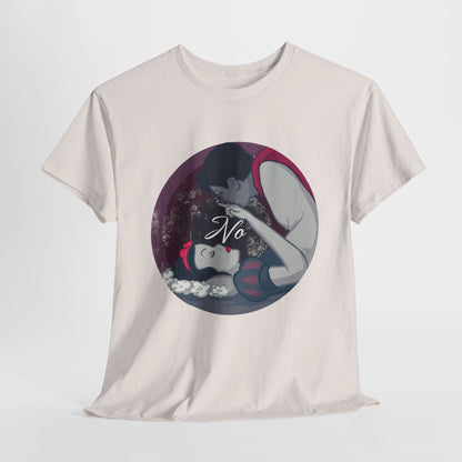 No White Unisex Heavy Cotton Tee