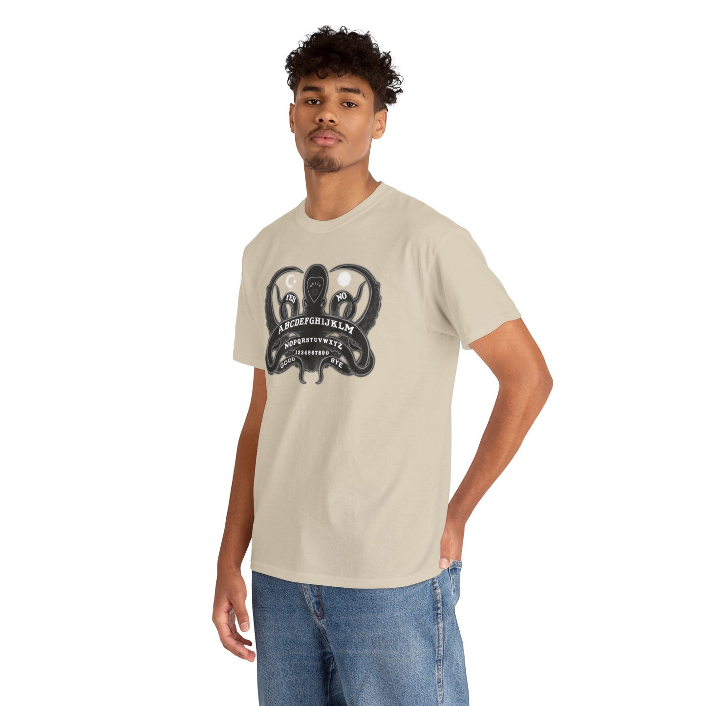OuijiaPus Unisex Heavy Cotton Tee