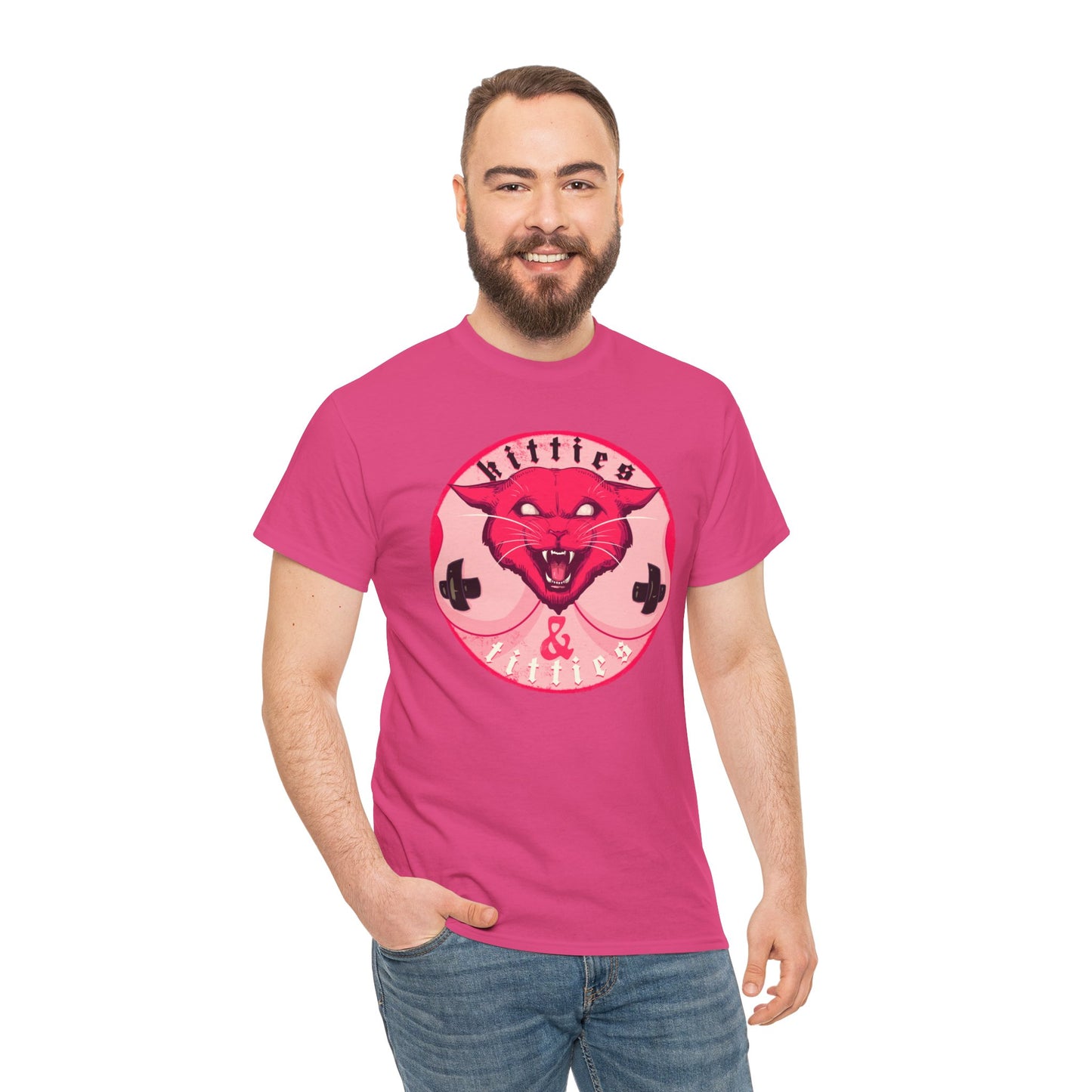Kitties & Titties Unisex Heavy Cotton Tee