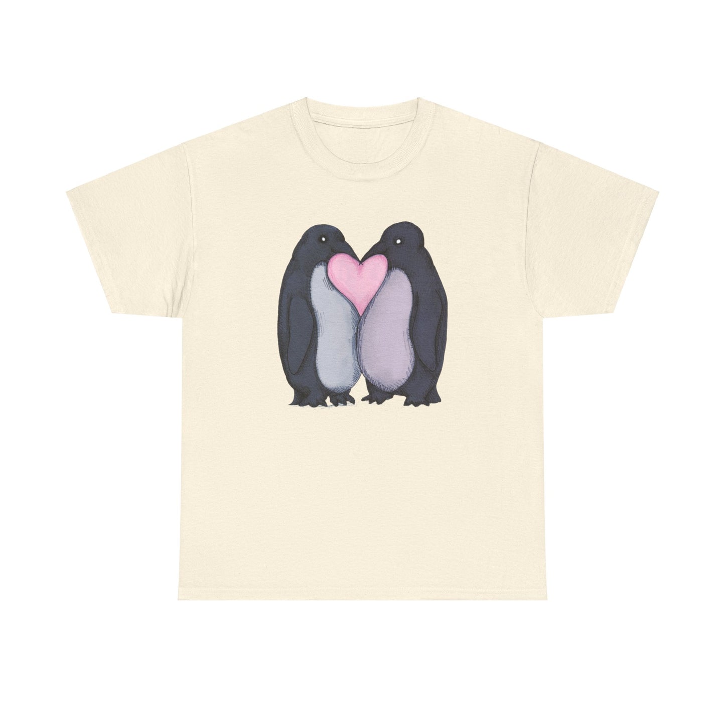 Penguin Kiss Unisex Heavy Cotton Tee