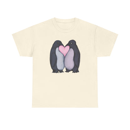 Penguin Kiss Unisex Heavy Cotton Tee