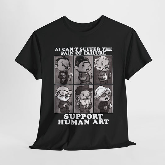 Support Human Art Unisex Heavy Cotton Tee
