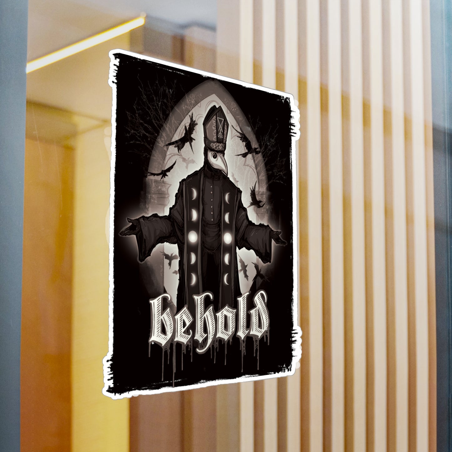 Behold Kiss-Cut Vinyl Decal
