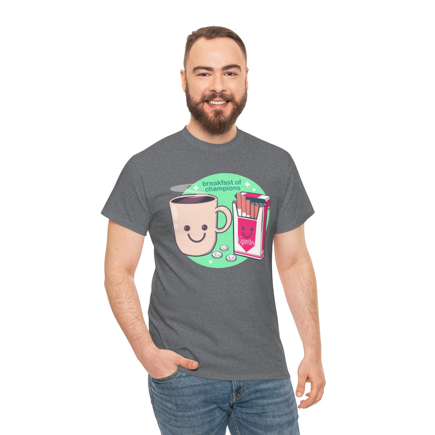 Breakfast of Champions Unisex Heavy Cotton Tee