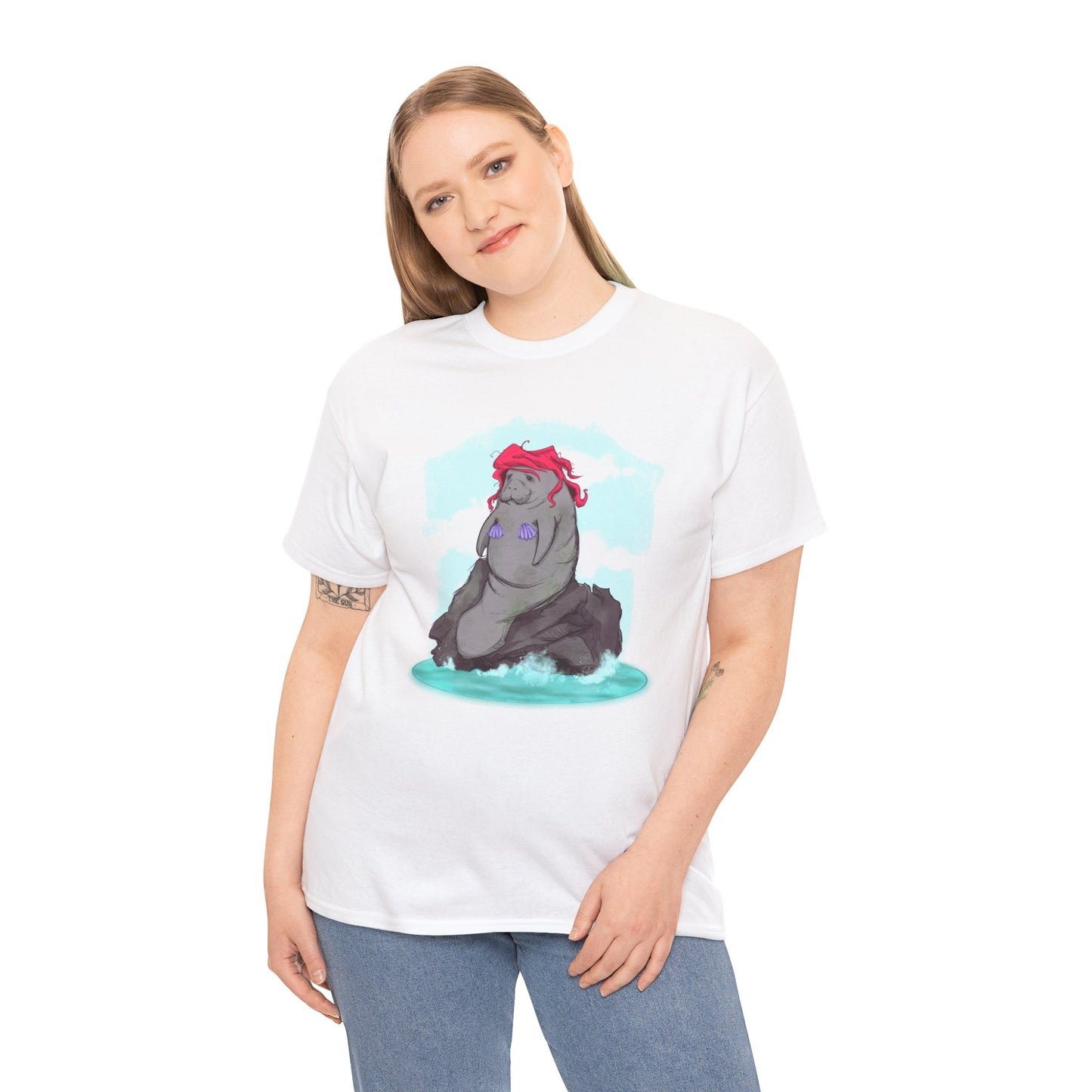 The Big Manatee Unisex Heavy Cotton Tee