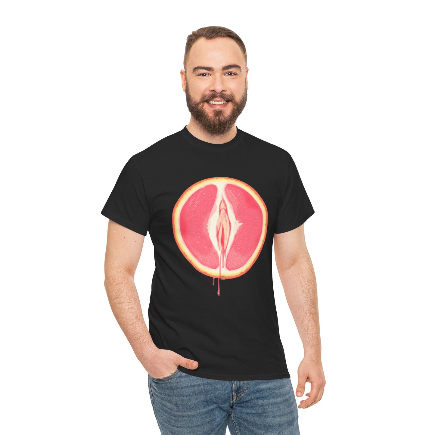 Grapefruit Unisex Heavy Cotton Tee