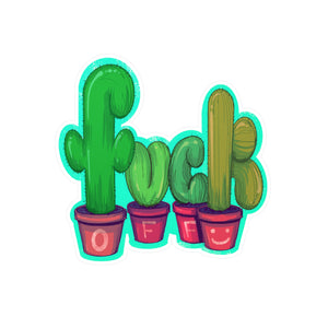 Rude Succulent Kiss-Cut Vinyl Decal