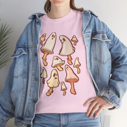 Spooky Mushrooms Unisex Heavy Cotton Tee