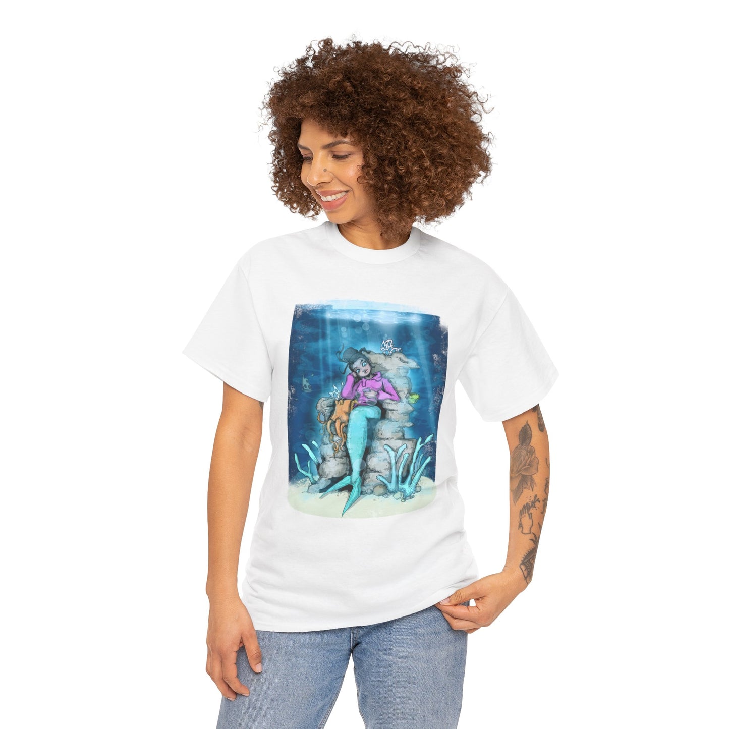 Mermaid Life Unisex Heavy Cotton Tee