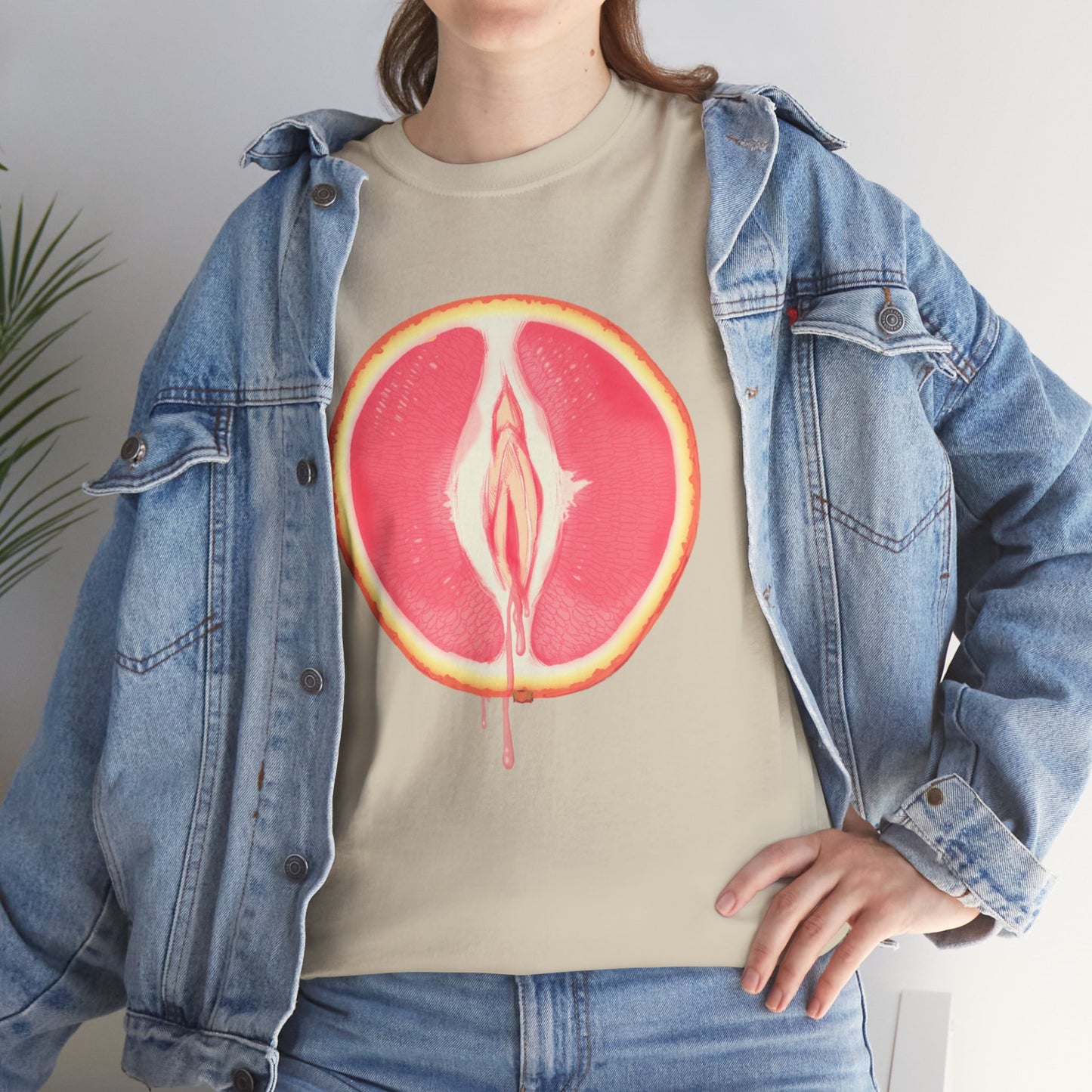 Grapefruit Unisex Heavy Cotton Tee