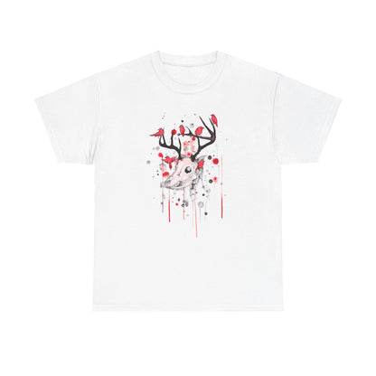 Cervidae Unisex Heavy Cotton Tee