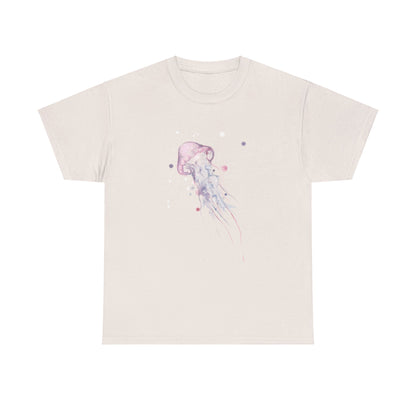 Jellyfish Watercolor Unisex Heavy Cotton Tee