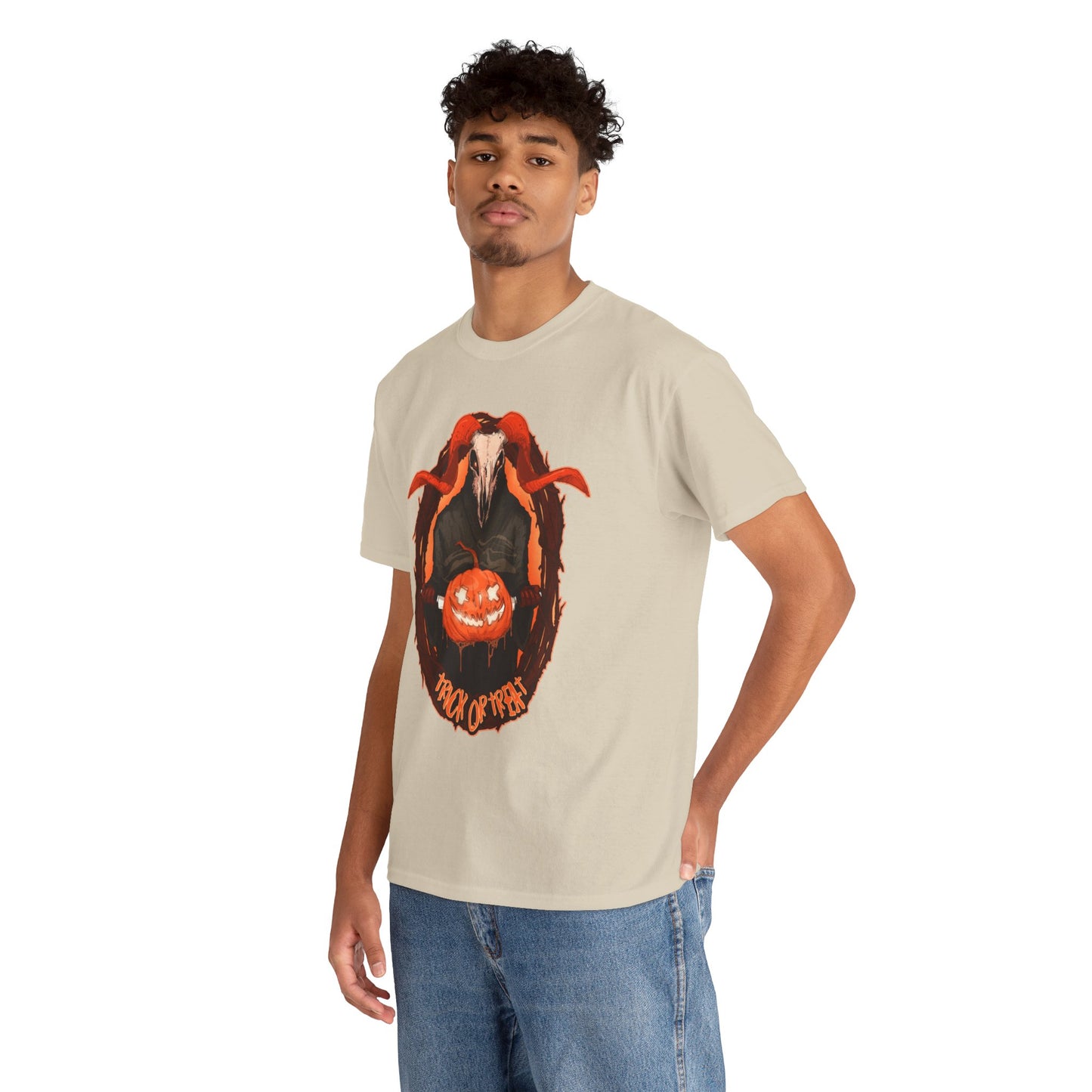 Trick Or Treat Unisex Heavy Cotton Tee