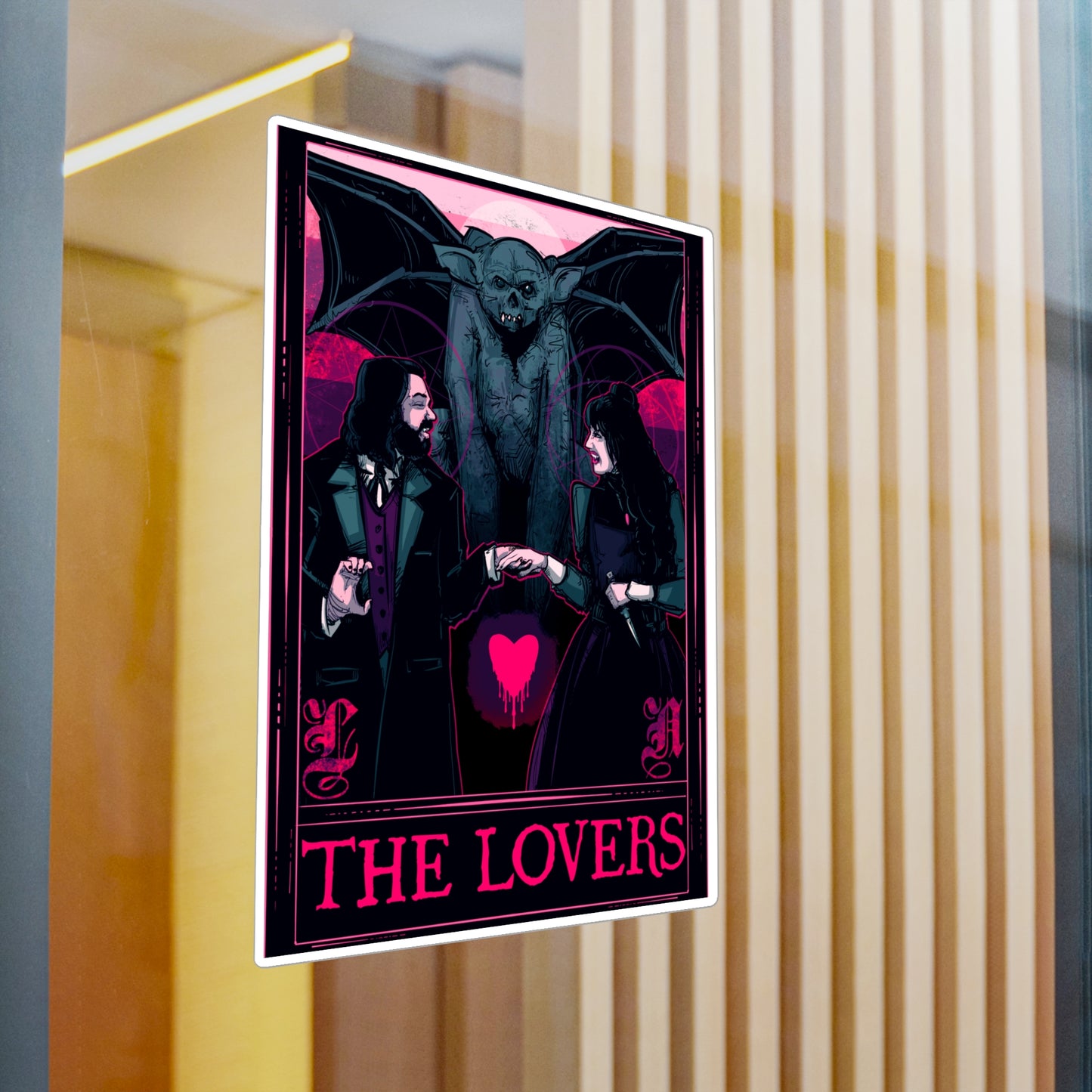 The Vampire Lovers Kiss-Cut Vinyl Decal