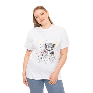 Owl Watercolor Unisex Heavy Cotton Tee