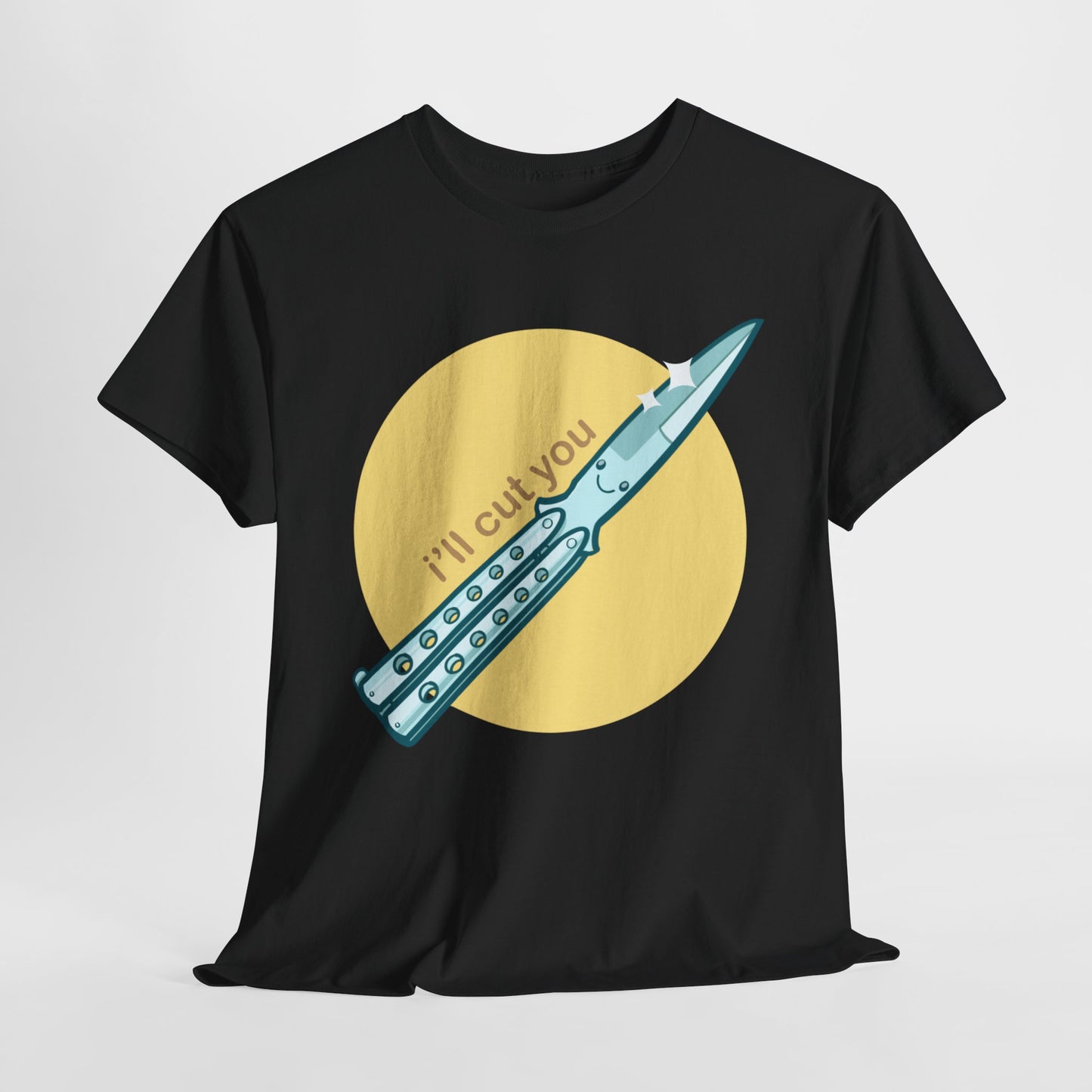 I'll Cut You Unisex Heavy Cotton Tee