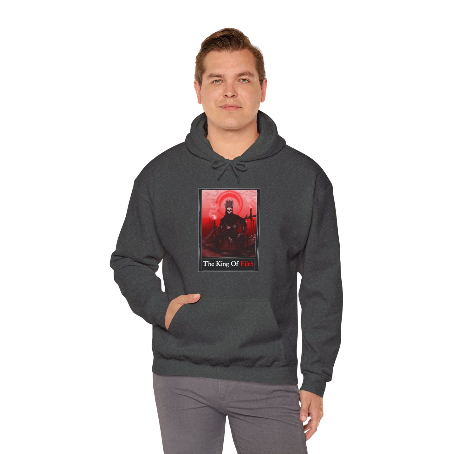 The King Of Filth Tarot Unisex Heavy Blend Hooded Sweatshirt