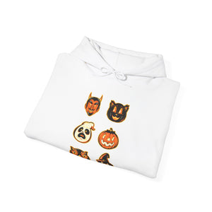 Retro Halloween Unisex Heavy Blend Hooded Sweatshirt