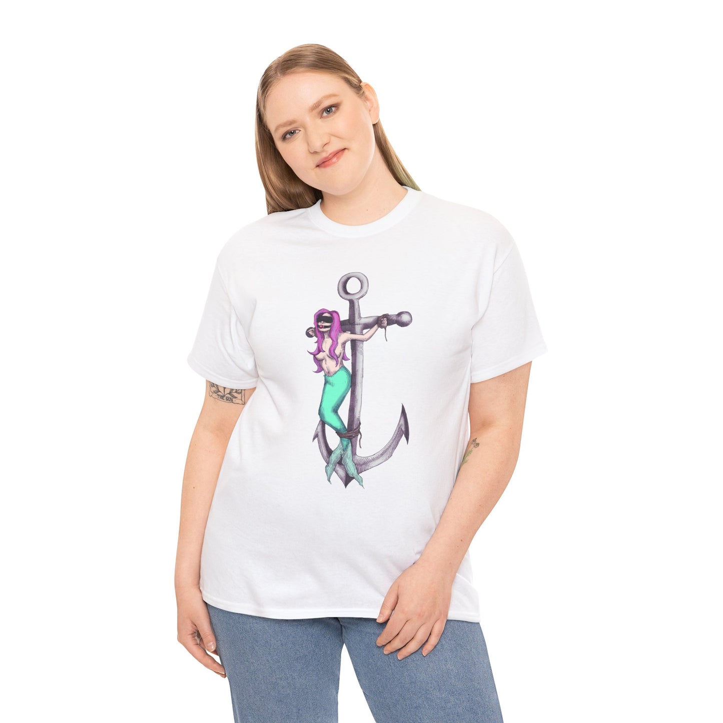 Bad Mermaid 2 Unisex Heavy Cotton Tee