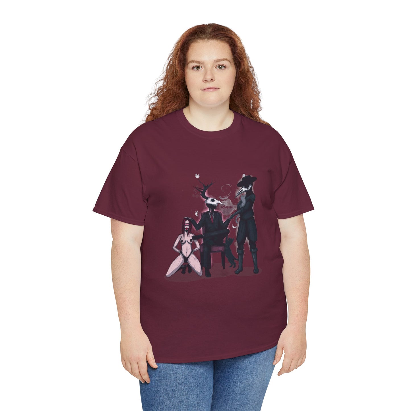 Deer Daddy / Nocturnal Unisex Heavy Cotton Tee