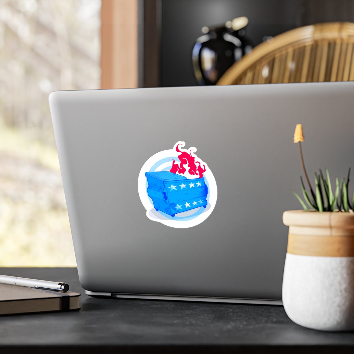 American Dumpster Fire Kiss-Cut Vinyl Decal