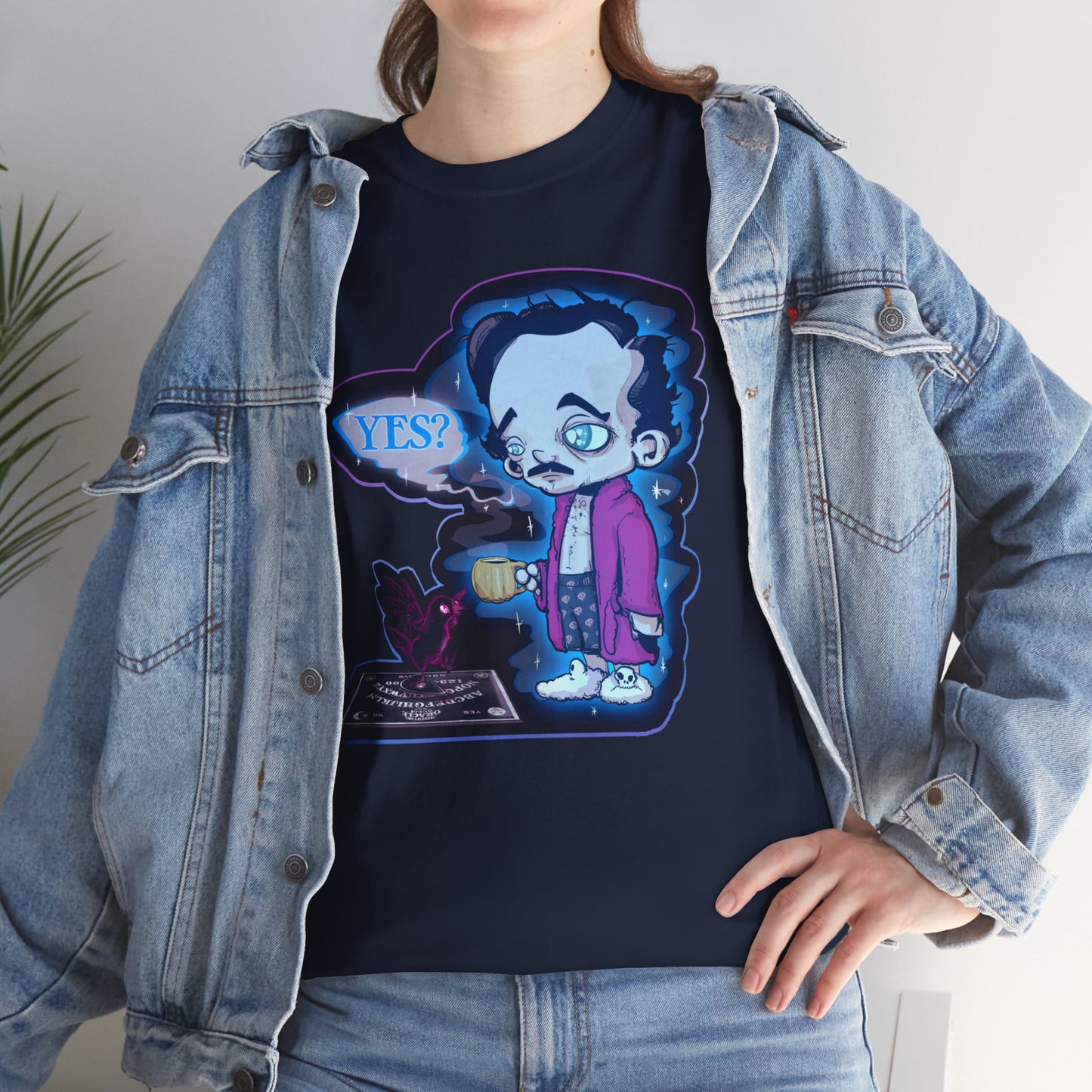 Edgar Allan Ghost Unisex Heavy Cotton Tee