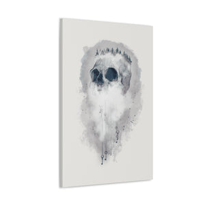 Elemental Skull Air Canvas Gallery Wrapped Art Print