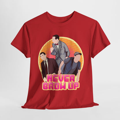 Never Grow Up Unisex Heavy Cotton Tee