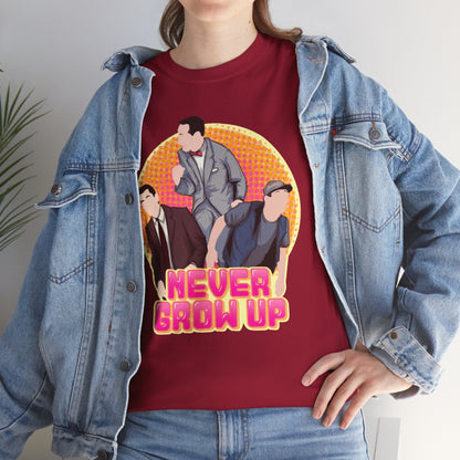 Never Grow Up Unisex Heavy Cotton Tee