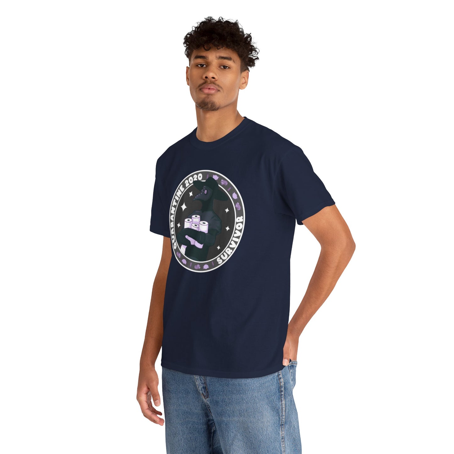 Quarantine 2020 Survivor Unisex Heavy Cotton Tee