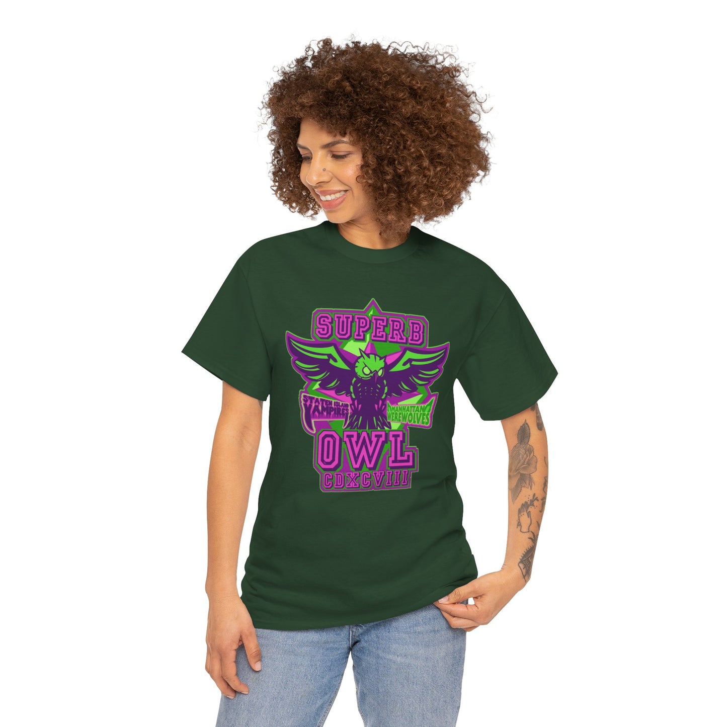 Superb Owl Unisex Heavy Cotton Tee