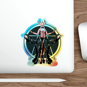 Latex Holographic Die-cut Stickers