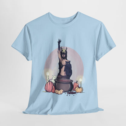 Coffee Witch Unisex Heavy Cotton Tee