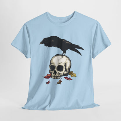 Crow Skull Unisex Heavy Cotton Tee
