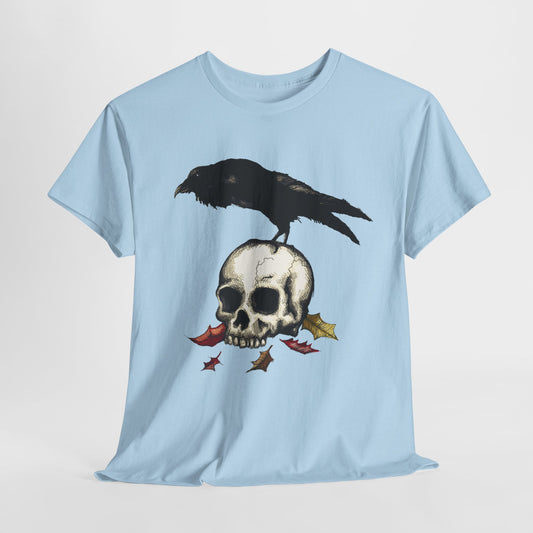 Crow Skull Unisex Heavy Cotton Tee