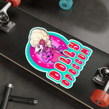 Dolly Opossum Kiss-Cut Vinyl Decal