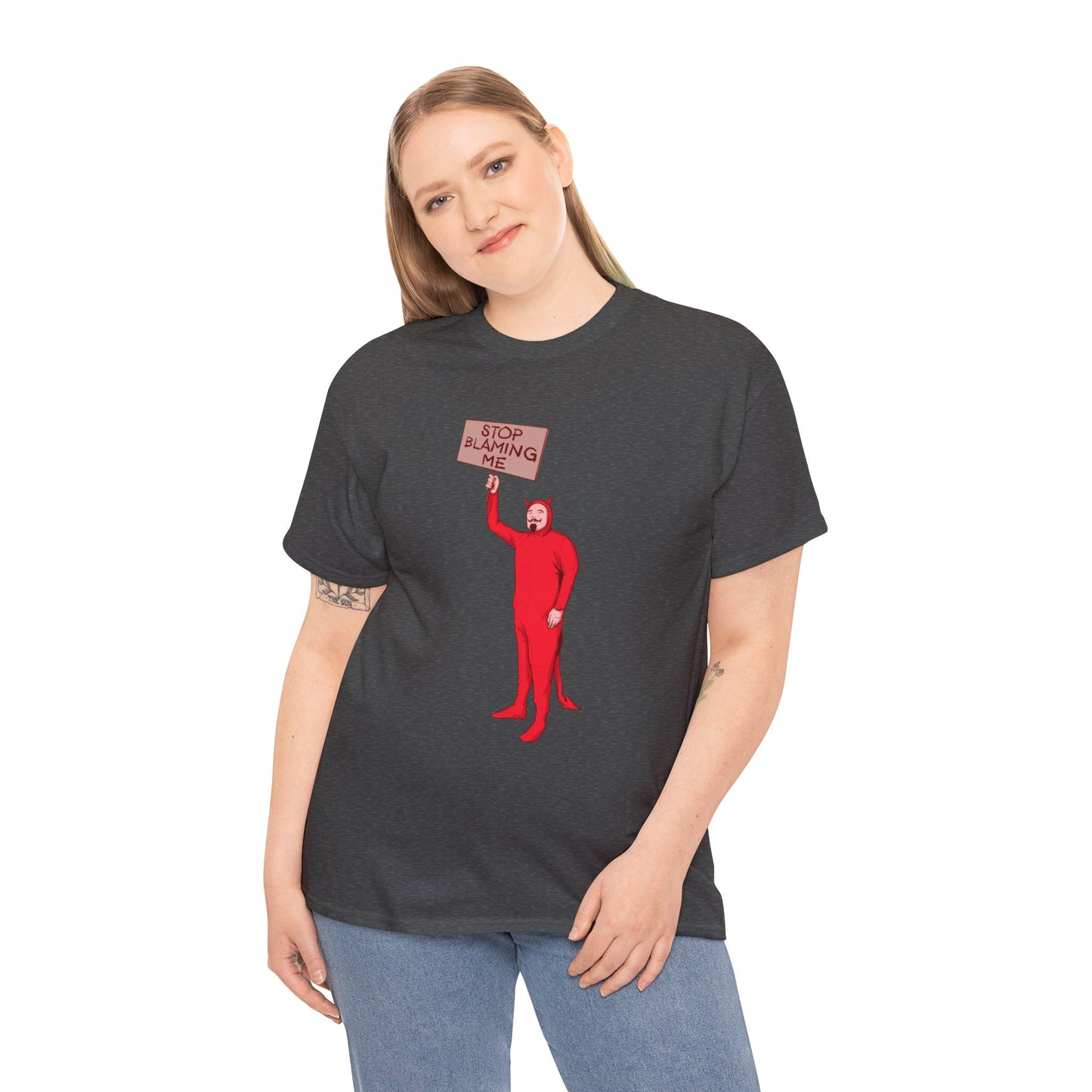 Satanic Scapegoat Unisex Heavy Cotton Tee