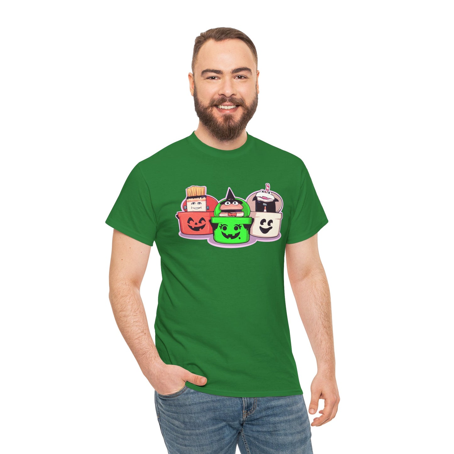 Spooky Fast Food Unisex Heavy Cotton Tee