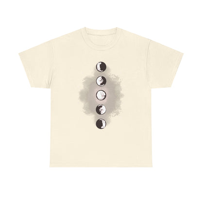 Cat Phases Unisex Heavy Cotton Tee